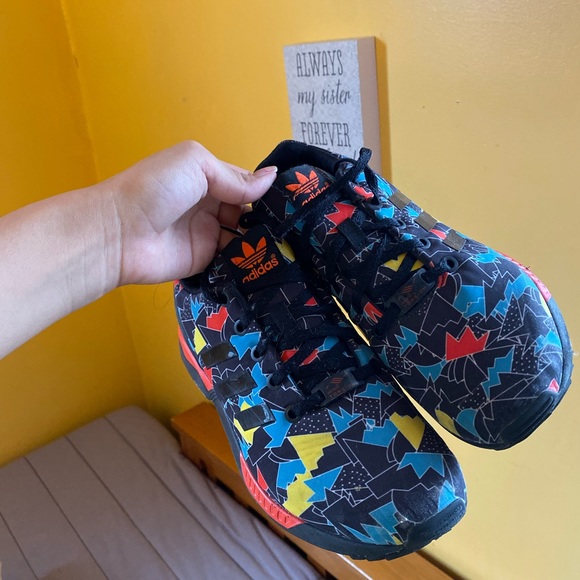 multicolor adidas shoes